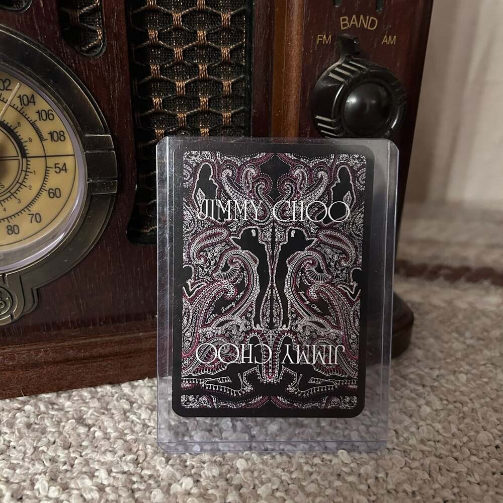 Jimmy Choo Collectible Playing Card Paisley Design